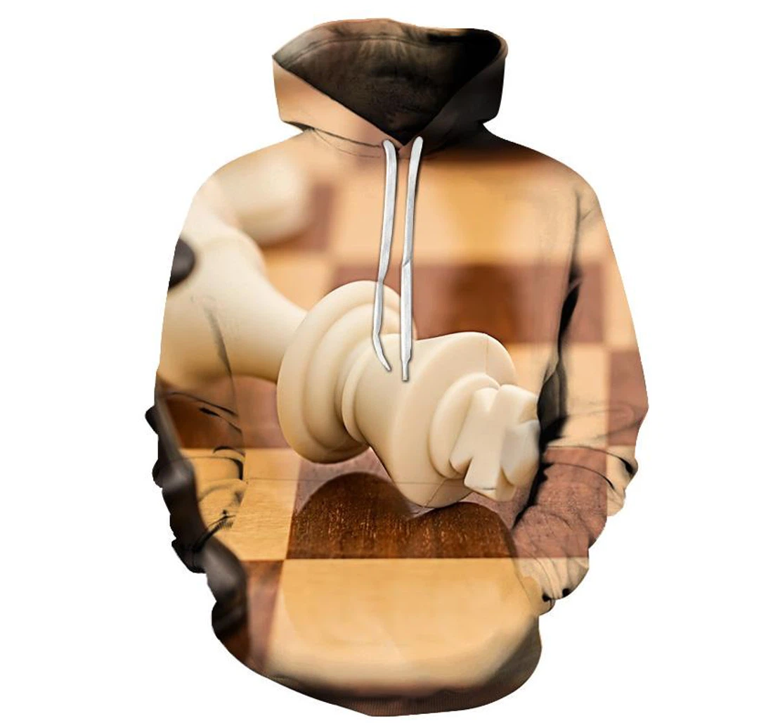 Fallen King - 3D Printed Pullover Hoodie