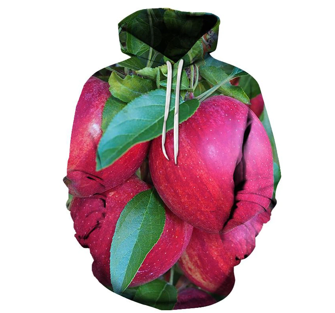 Apple Tree - 3D Printed Pullover Hoodie