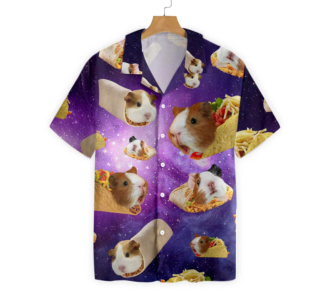 Taco Guinea Pig Hawaiian Shirt, Button Up Aloha Shirt For Men, Women