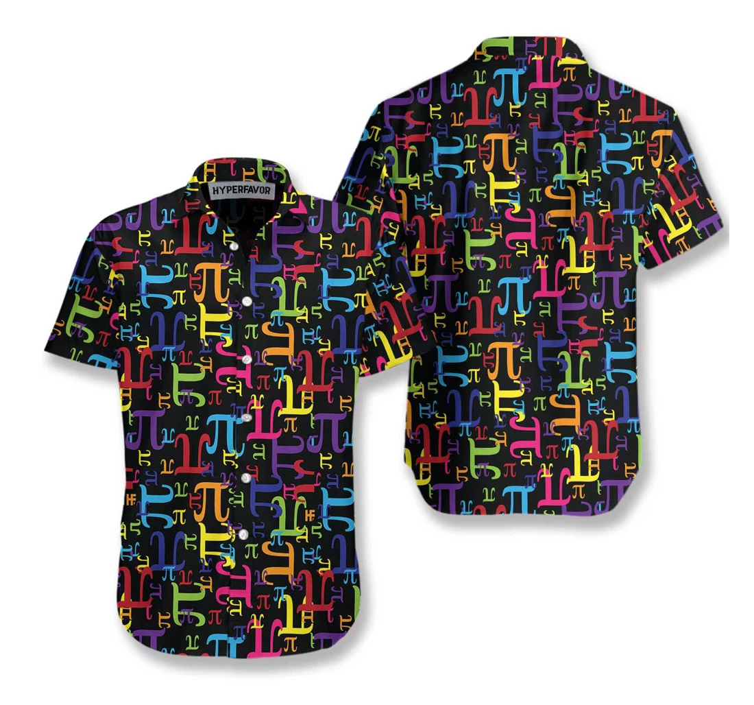 Pieces Of Pi Math Teacher Teacher And Best Gift Teachers Hawaiian Shirt, Button Up Aloha Shirt For Men, Women