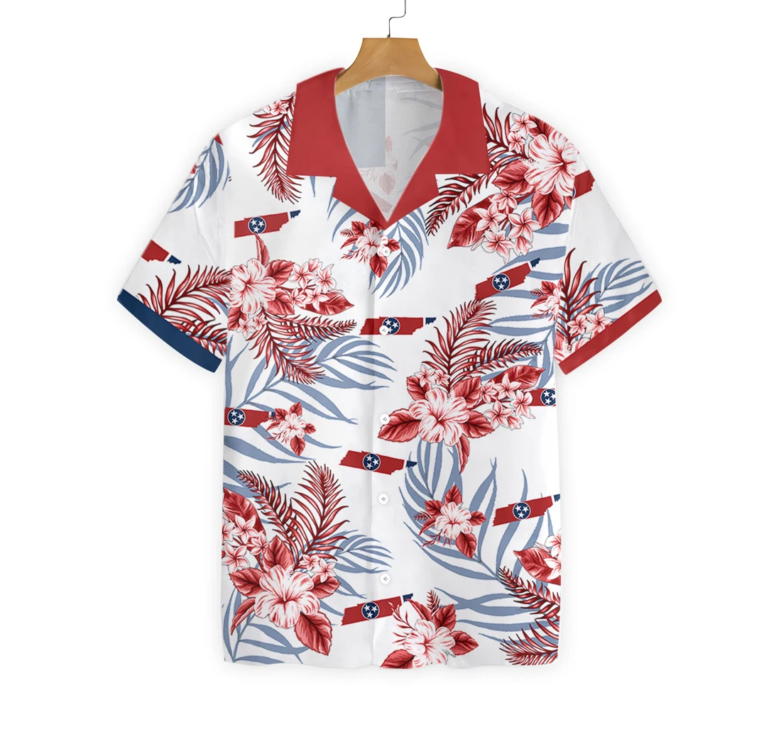 Tennessee Proud Hawaiian Shirt, Button Up Aloha Shirt For Men, Women