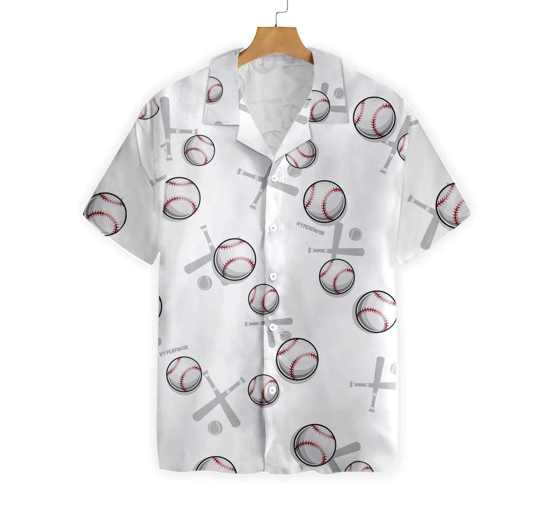 Never Let Good Enough Be Enough Baseball Hawaiian Shirt, Button Up Aloha Shirt For Men, Women