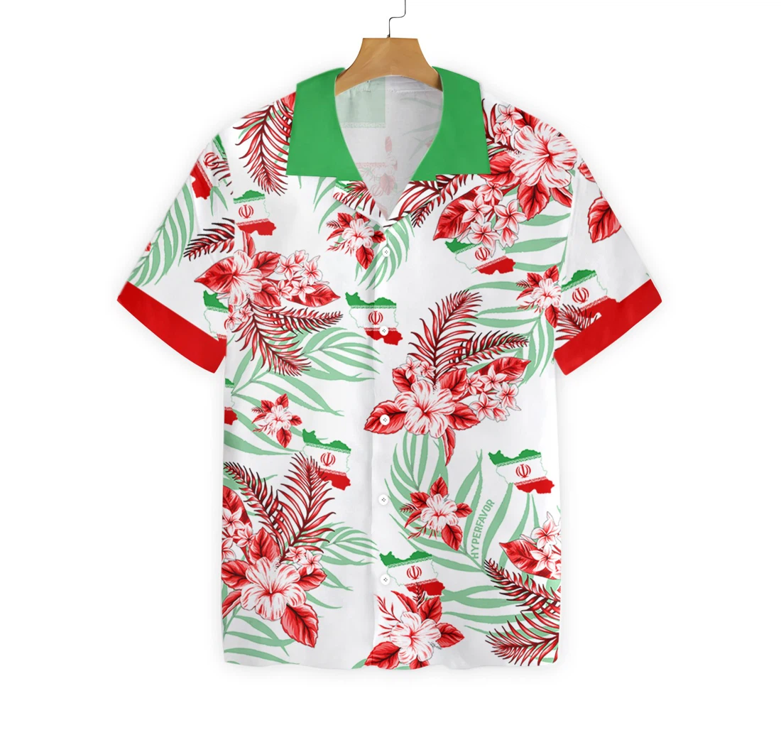 Iran Proud Hawaiian Shirt, Button Up Aloha Shirt For Men, Women