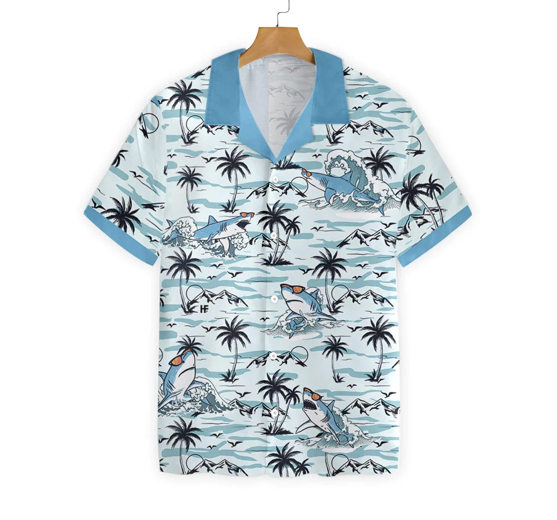 Go Diving Worst Case Scenario A Shark Kills You Hawaiian Shirt, Button Up Aloha Shirt For Men, Women