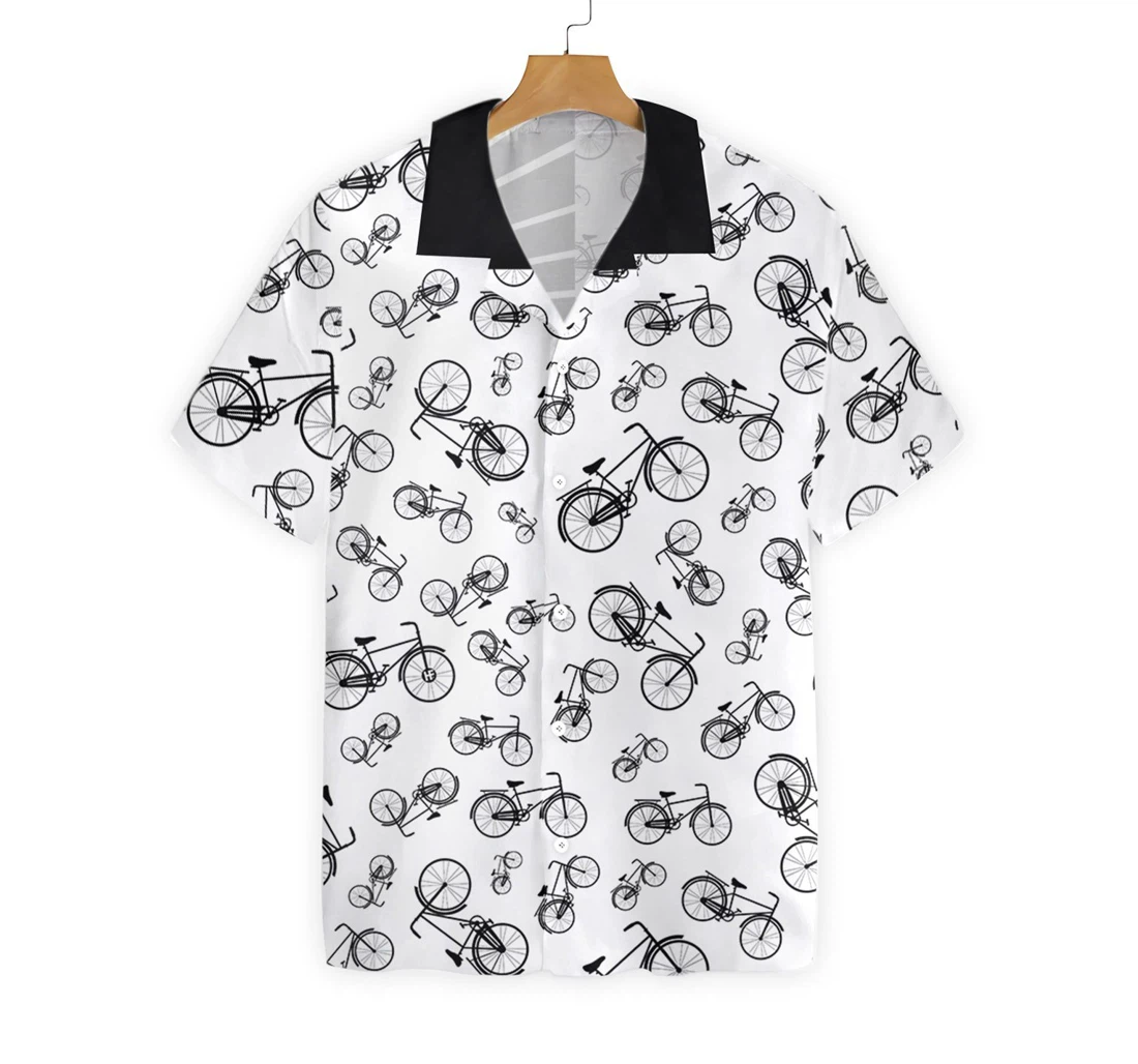 Cycling Life Behind Bars Custom Hawaiian Shirt, Button Up Aloha Shirt For Men, Women