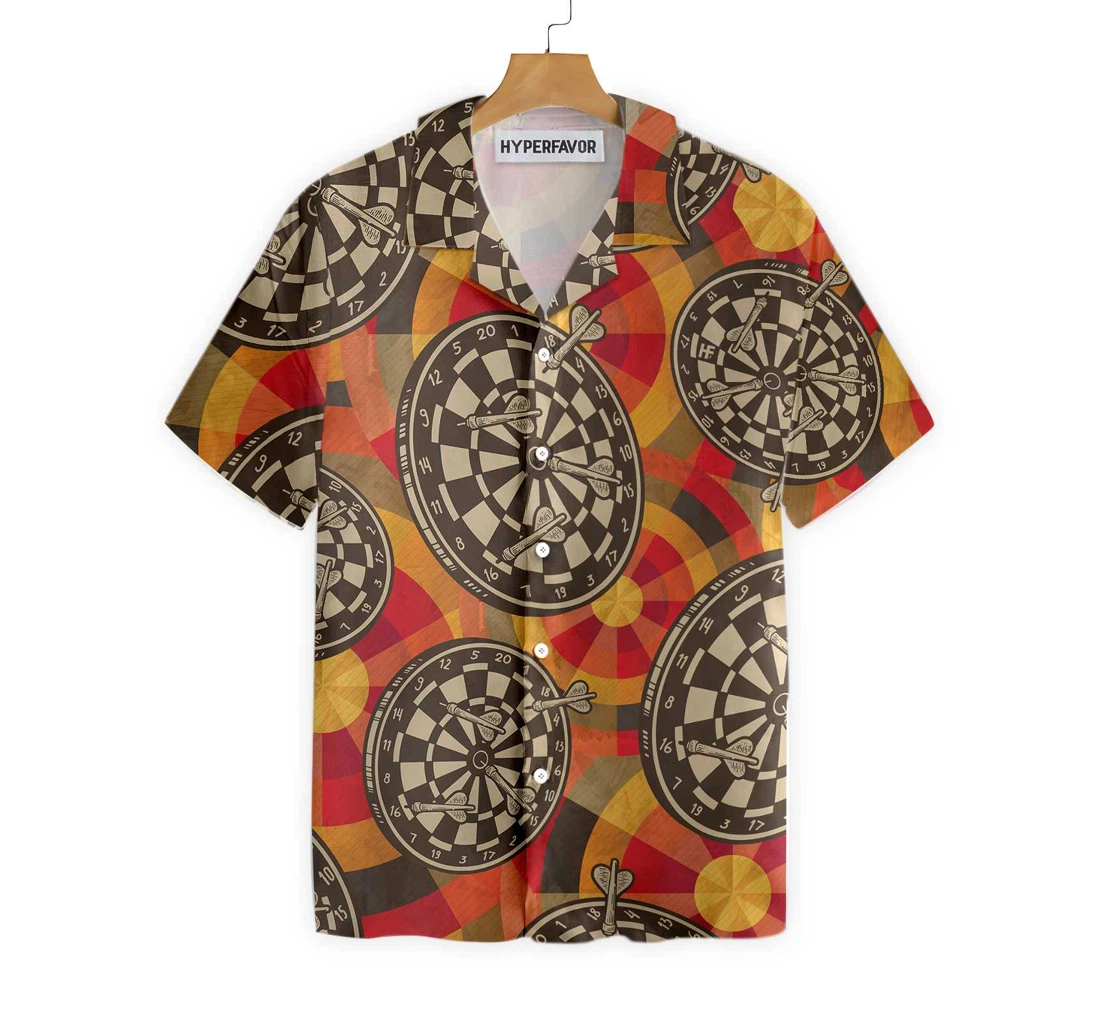 Happiness Is A Tight Threesome Darts Hawaiian Shirt, Button Up Aloha Shirt For Men, Women