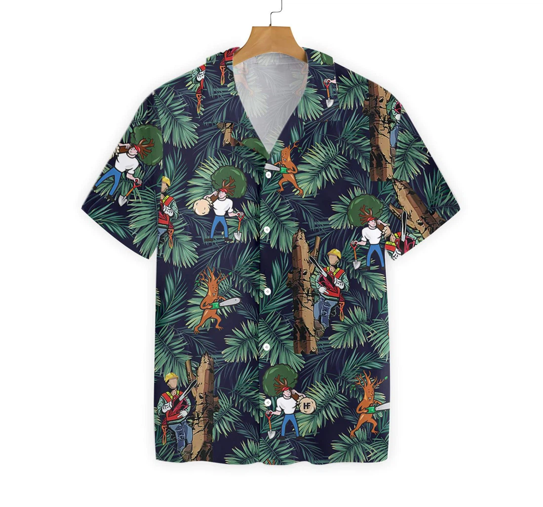 Arborist Proud Hawaiian Shirt, Button Up Aloha Shirt For Men, Women