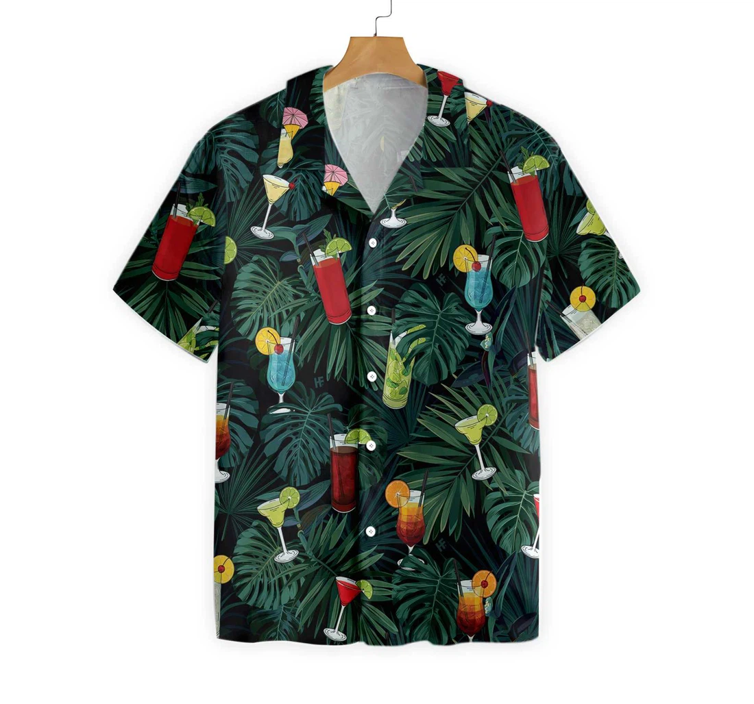 The Bartender Hawaiian Shirt, Button Up Aloha Shirt For Men, Women