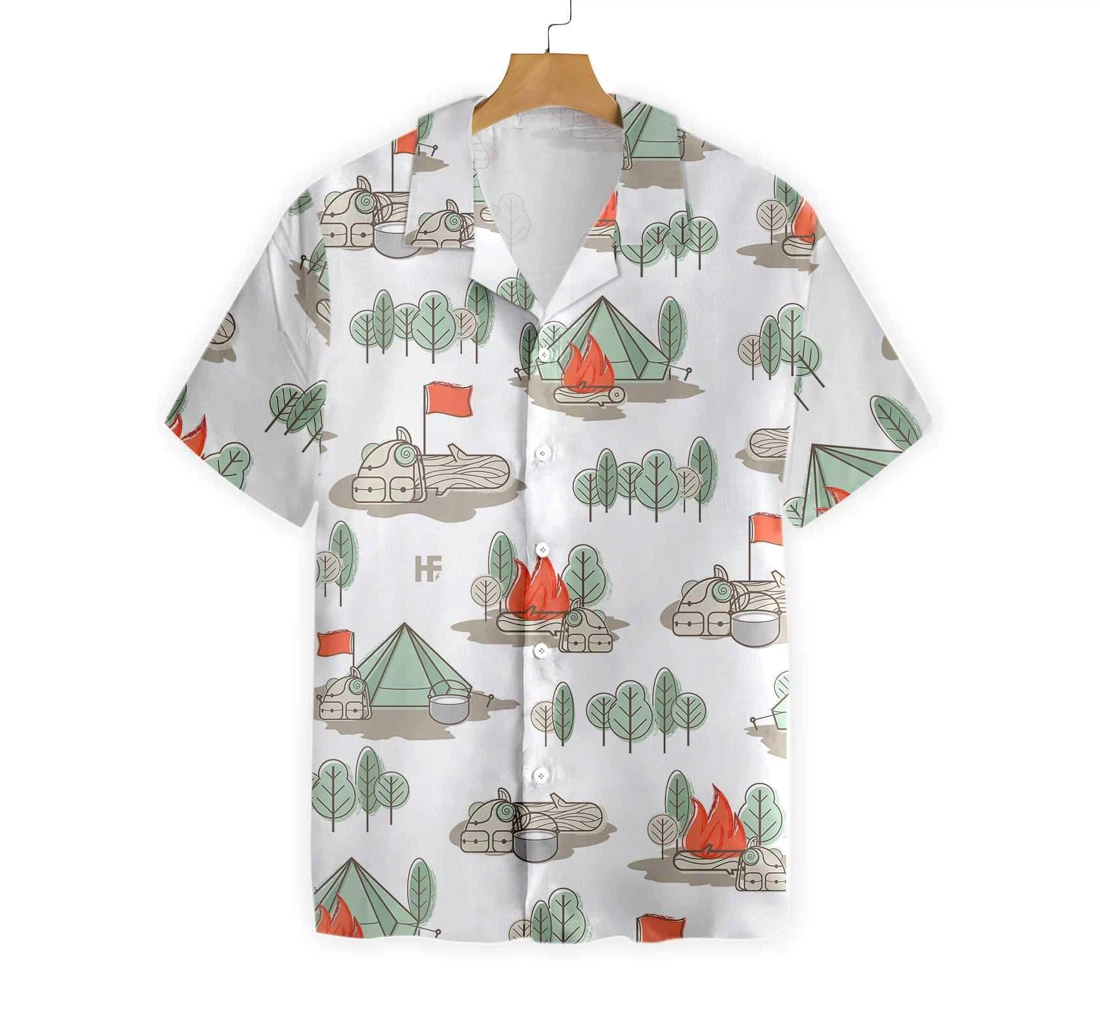 I Just Want Drink Beer Go Camping And Take Naps Hawaiian Shirt, Button Up Aloha Shirt For Men, Women