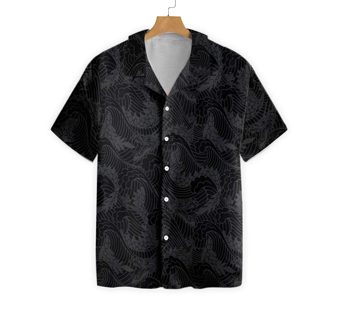 Dragon Hawaiian Shirt, Button Up Aloha Shirt For Men, Women