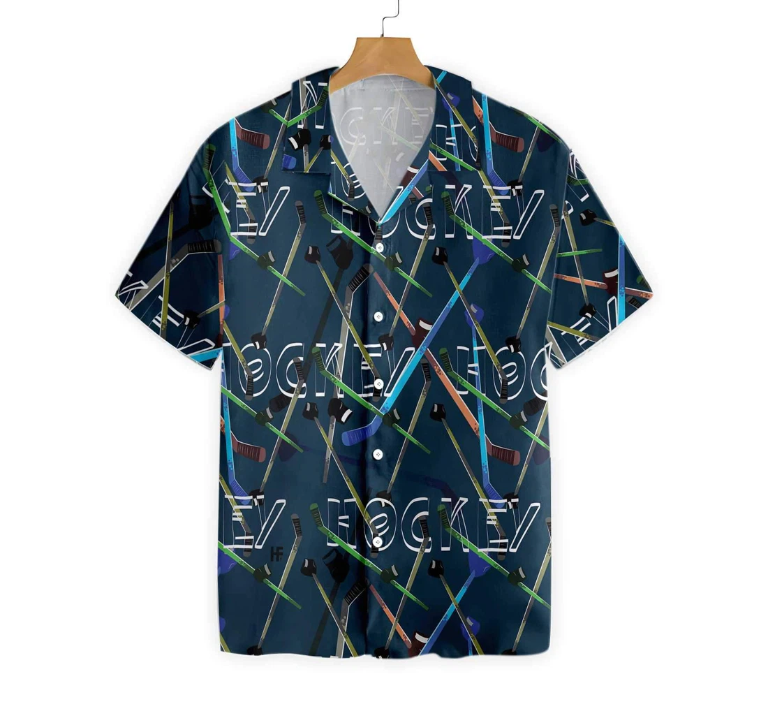 Endless Hockey Hawaiian Shirt, Button Up Aloha Shirt For Men, Women