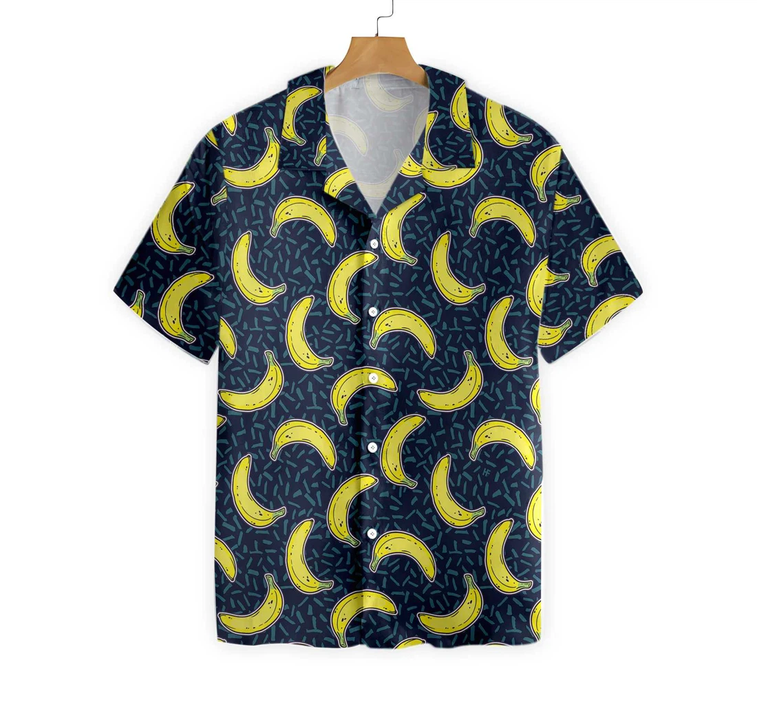 Look At My Banana Hawaiian Shirt, Button Up Aloha Shirt For Men, Women