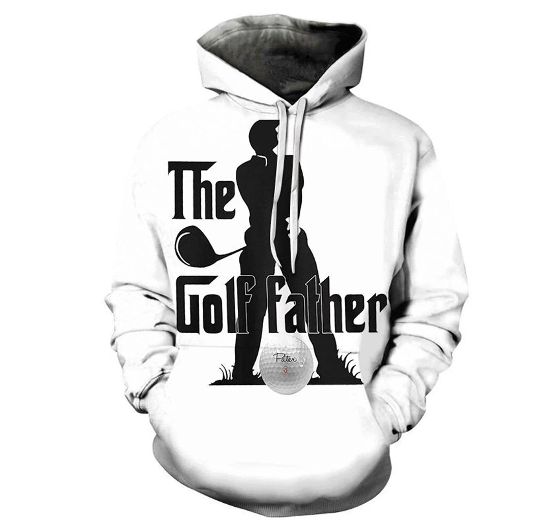 The Golf Father - 3D Printed Pullover Hoodie