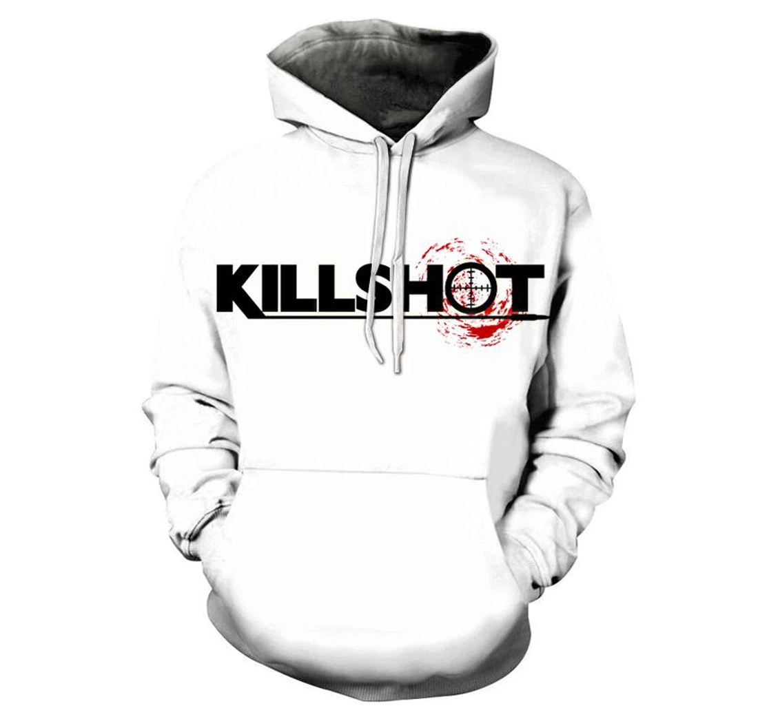 Kill Shot Bold - 3D Printed Pullover Hoodie