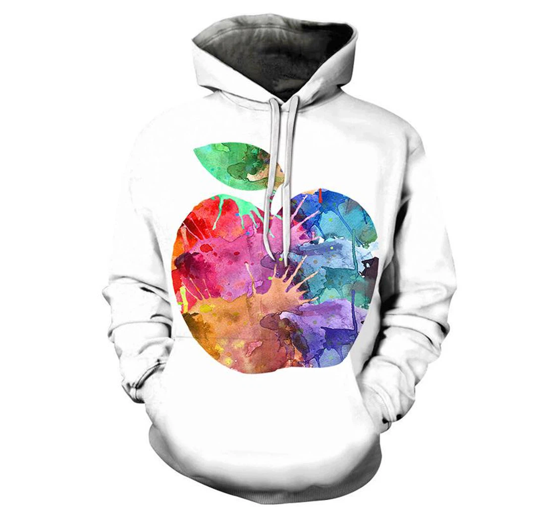 Soulful Apple - 3D Printed Pullover Hoodie