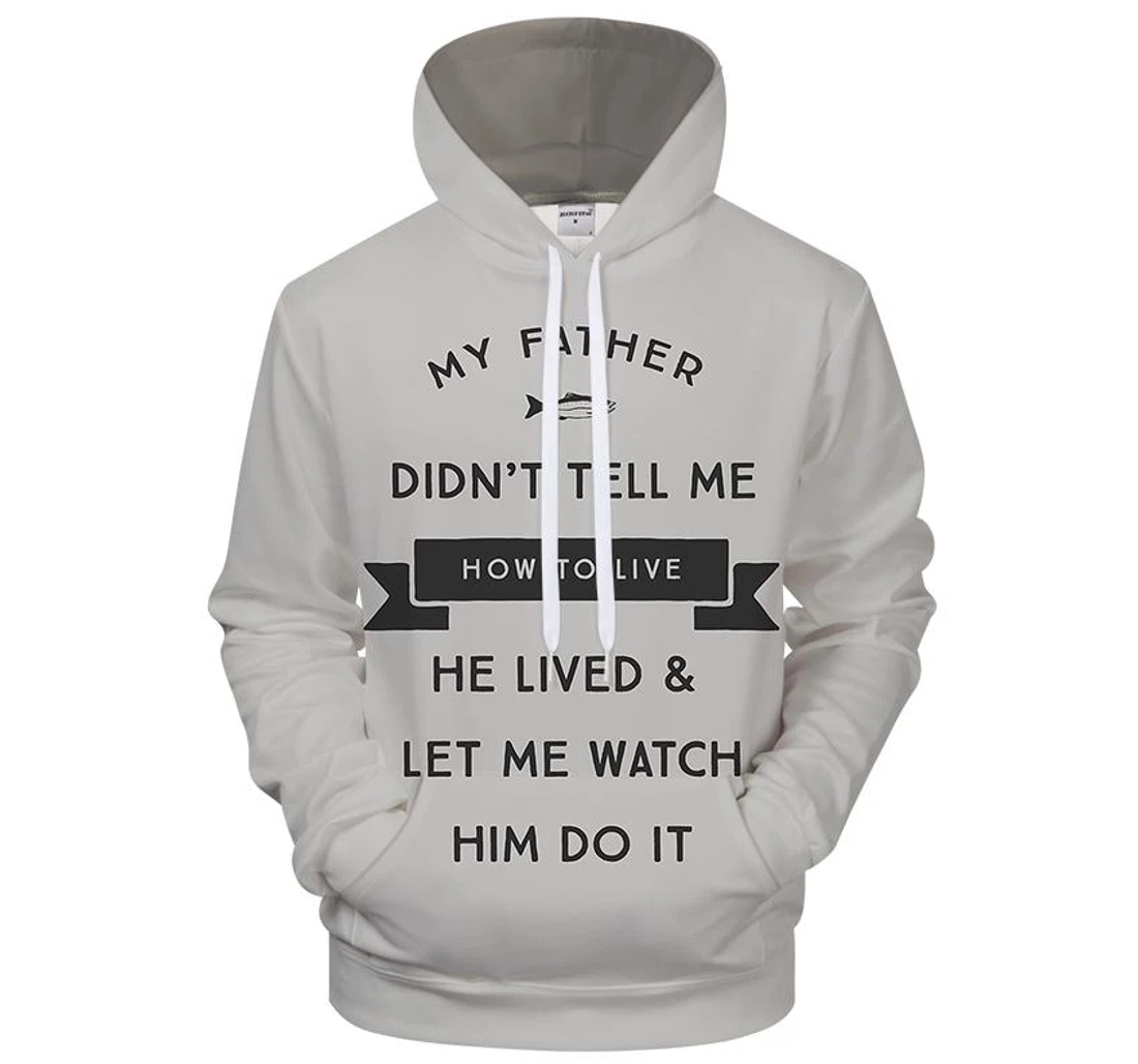 A Teaching Father - 3D Printed Pullover Hoodie