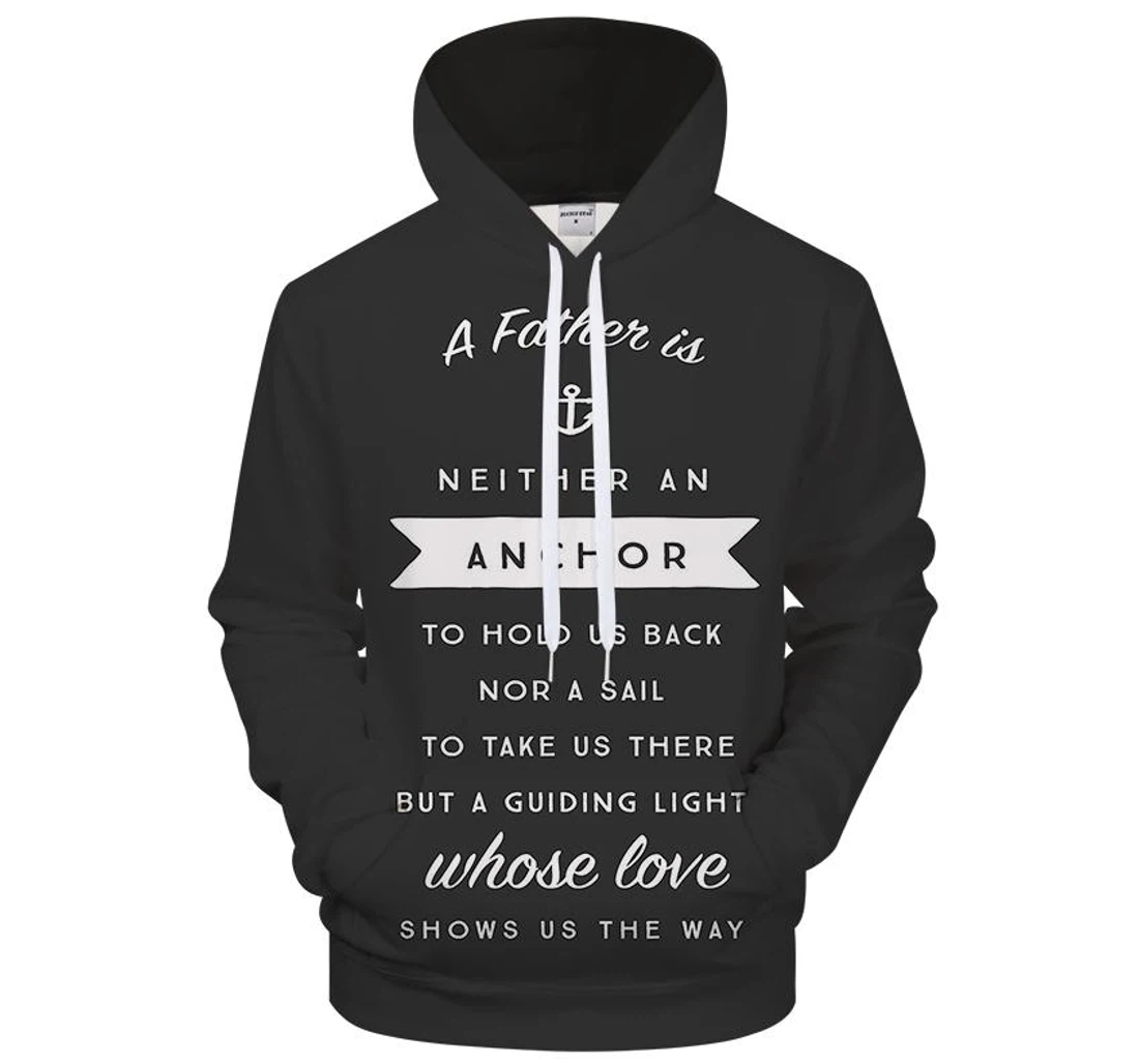 Guiding Light Father's Day - 3D Printed Pullover Hoodie