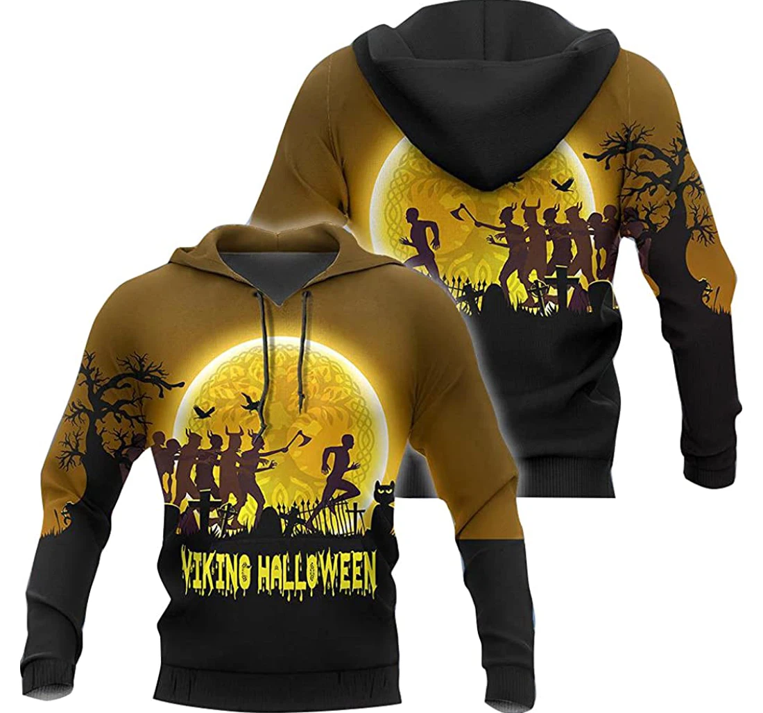 Personalized Vikings Halloween Halloween - 3D Printed Pullover Hoodie
