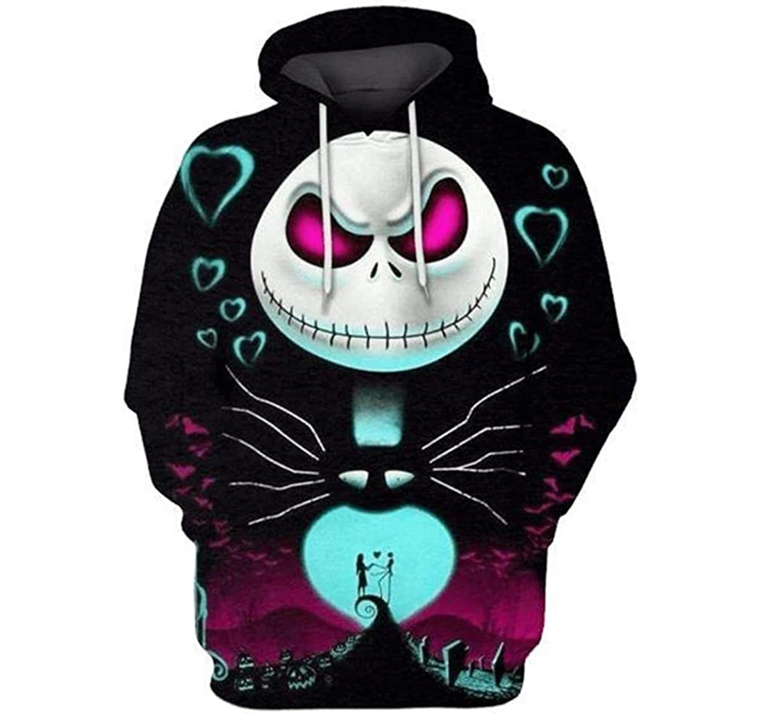 The Nightmare Before Christmas - 3D Printed Pullover Hoodie