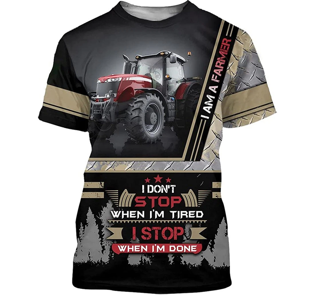 Beautiful Tractor Shirts - 3D Printed T-shirt