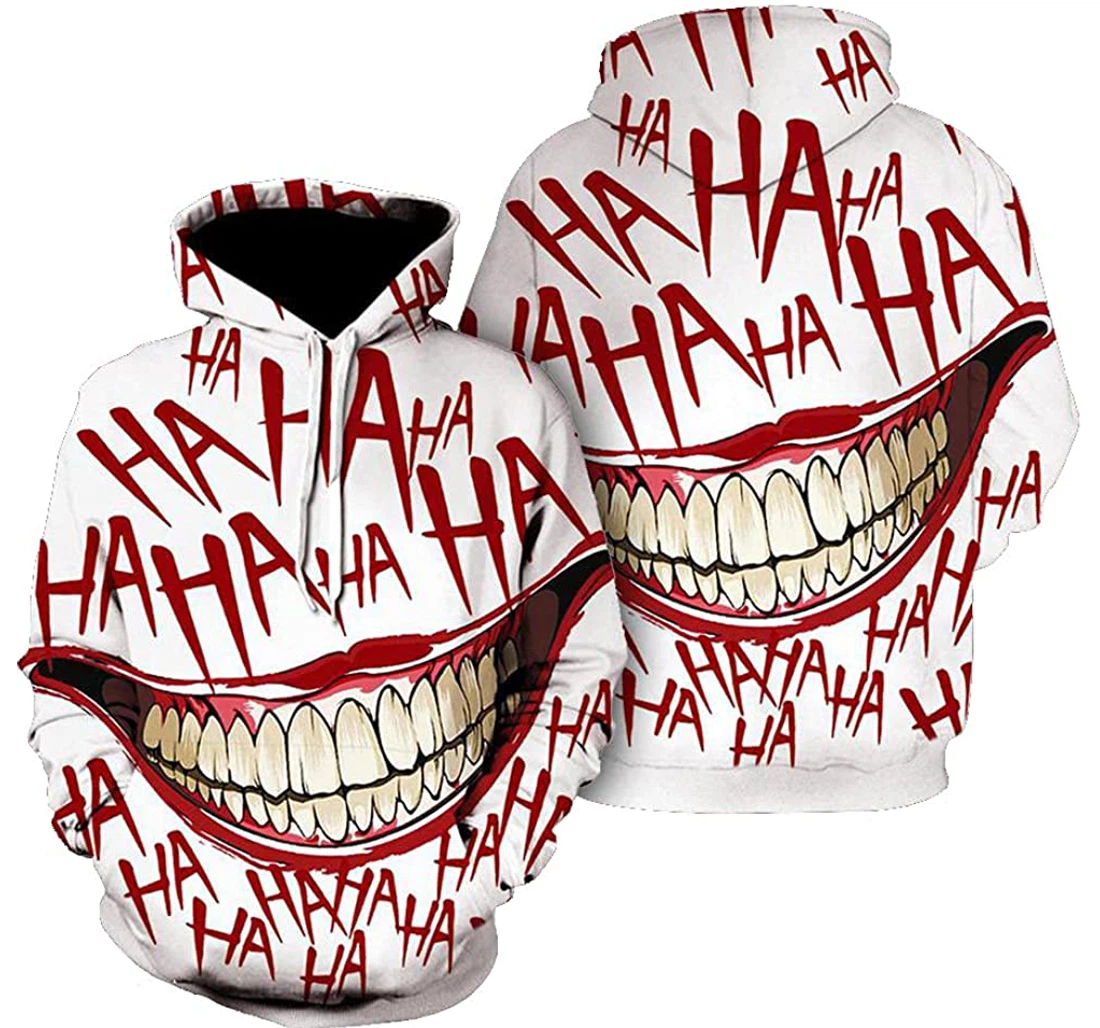 Personalized Halloween Hahahaa Halloween - 3D Printed Pullover Hoodie