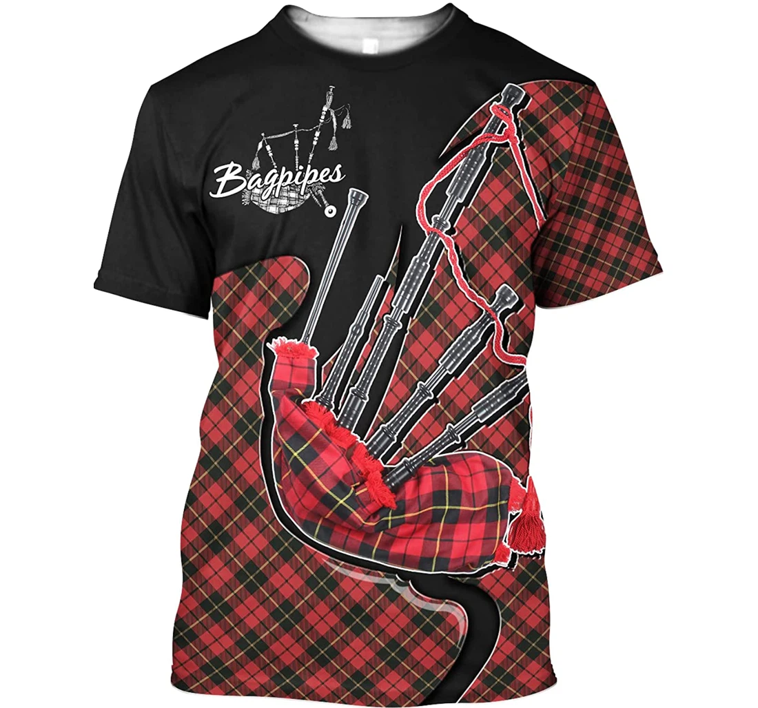 Bagpipes Music Shirts - 3D Printed T-shirt