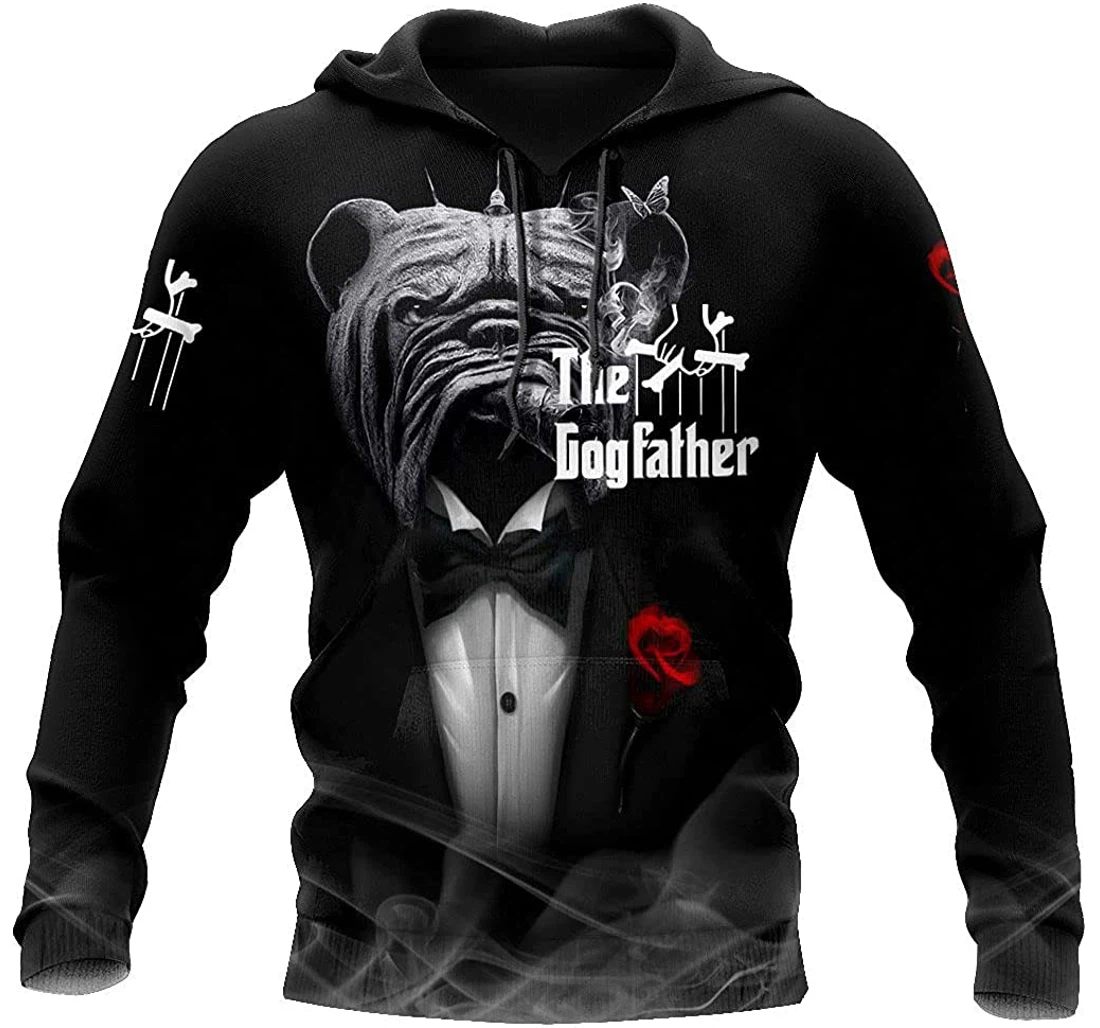 The God Father Pitbull Shirts - 3D Printed Pullover Hoodie