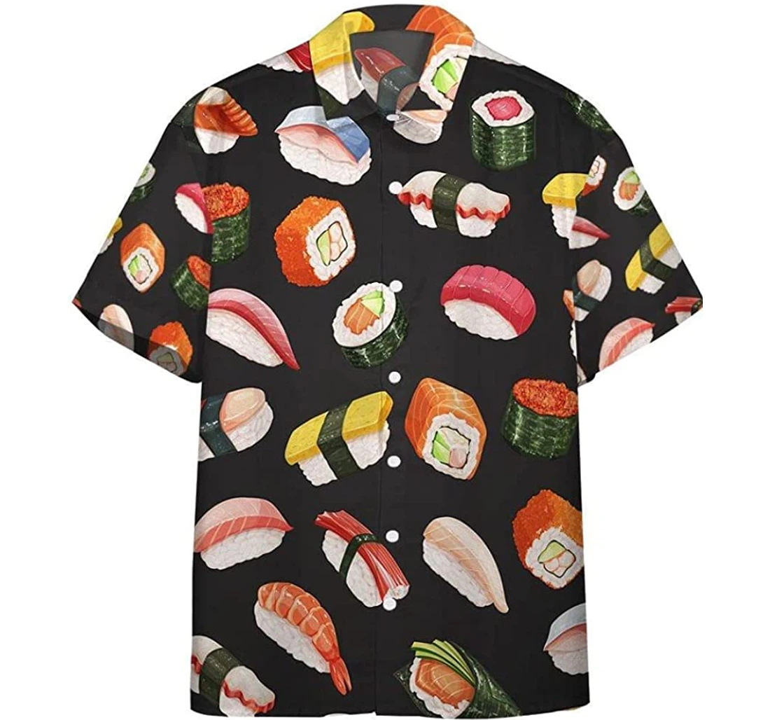 Sushi Lover Seamless Beach Included Hawaiian Shirt, Button Up Aloha Shirt For Men, Women