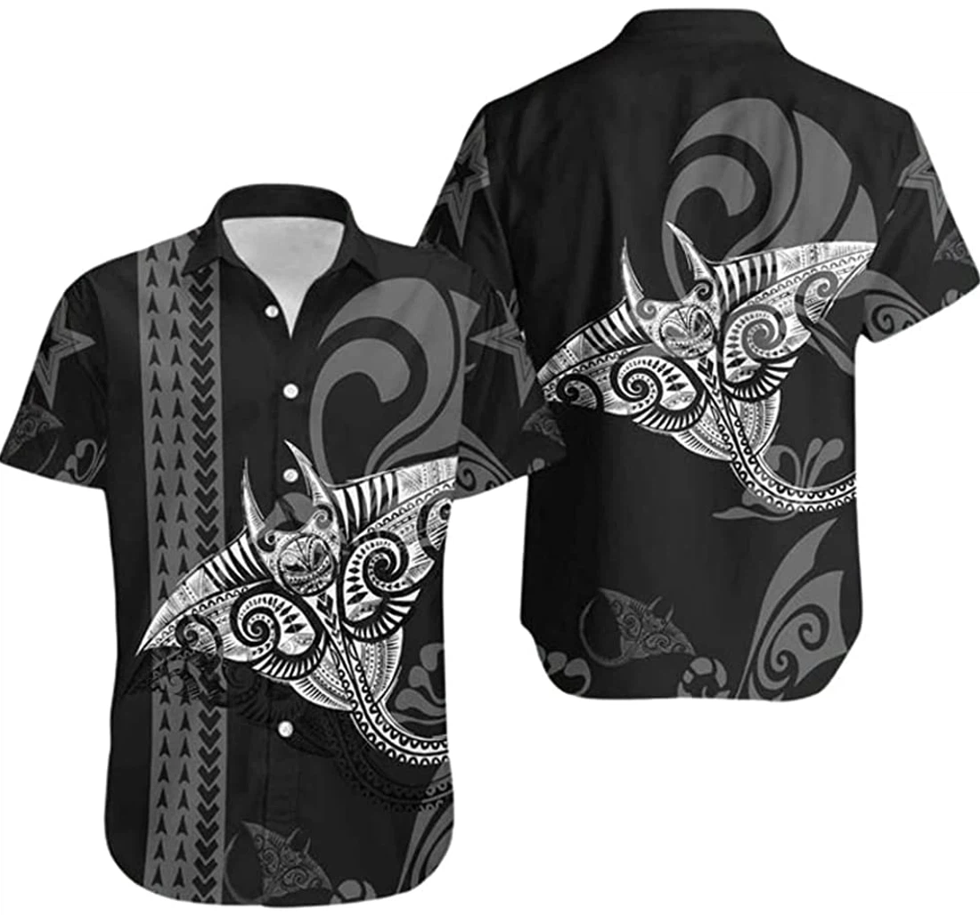 Ray Lover Beach Included Hawaiian Shirt, Button Up Aloha Shirt For Men, Women