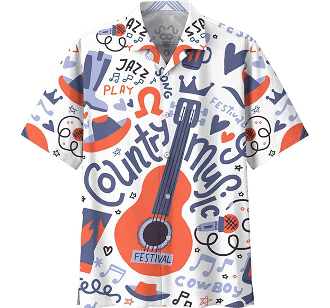 Country Music Festival Lovertropical Beach Included Hawaiian Shirt, Button Up Aloha Shirt For Men, Women