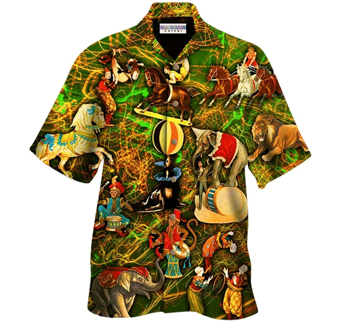 Circus Life Is Of Magical Moments Beach Included Hawaiian Shirt, Button Up Aloha Shirt For Men, Women