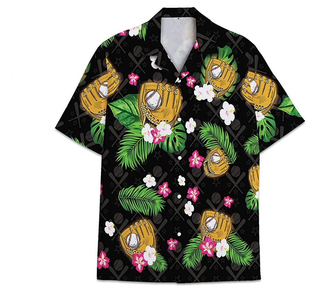 Baseball Funny Beach Shirts Avic Hawaiian Shirt, Button Up Aloha Shirt For Men, Women