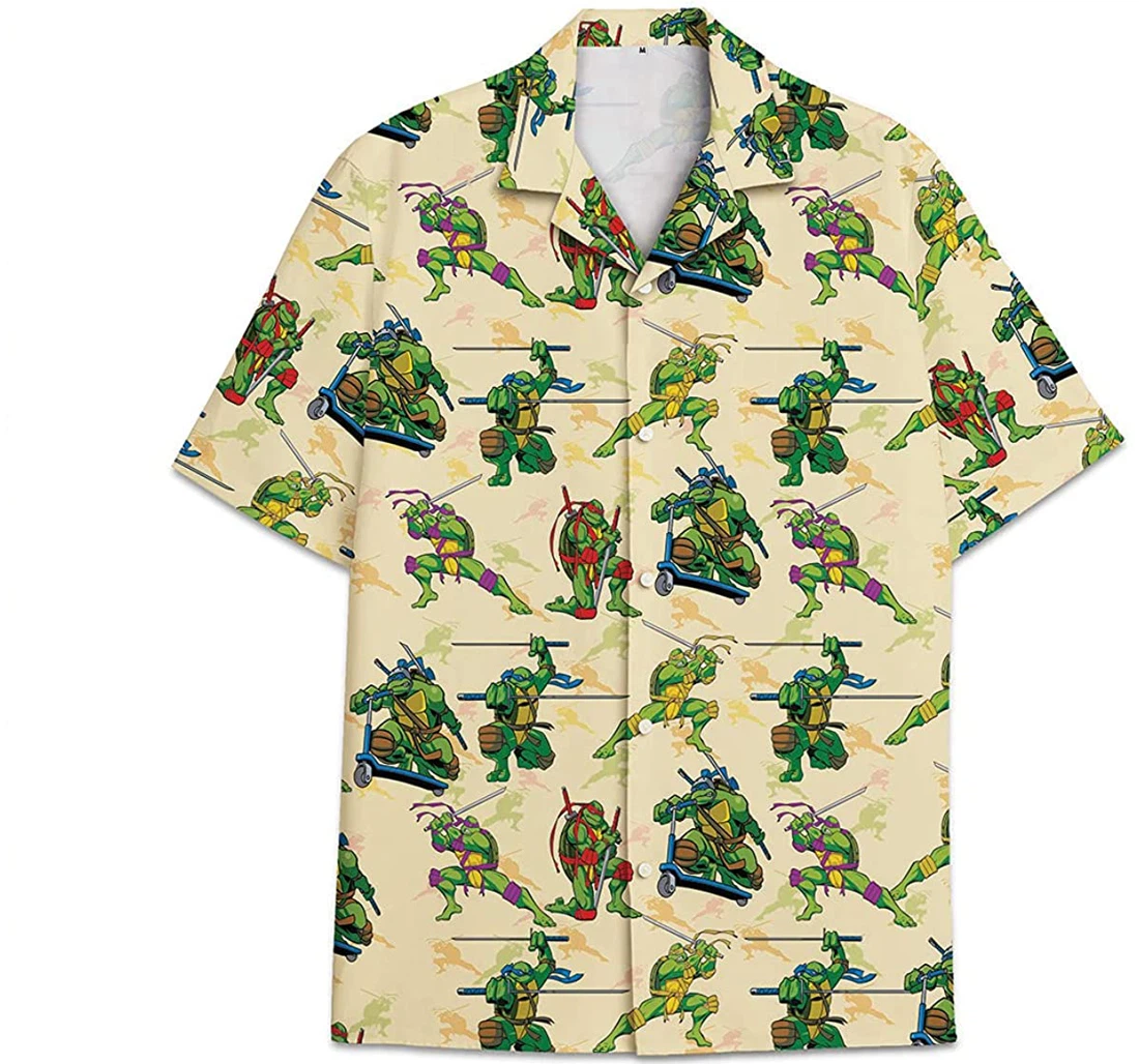 Turtle Funny Beach Shirts Hawai Hawaiian Shirt, Button Up Aloha Shirt For Men, Women