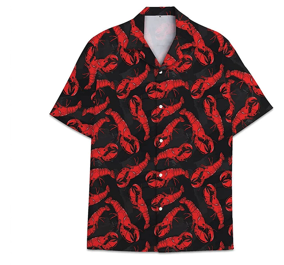 Lobster Funny Beach Shirts Hawai Hawaiian Shirt, Button Up Aloha Shirt For Men, Women