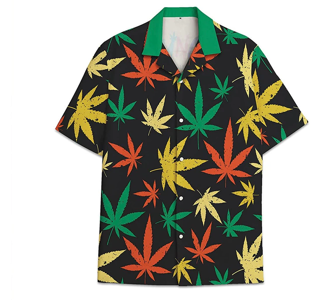 Skuncle Weed Funny Beach Shirts Hawai Avic Hawaiian Shirt, Button Up Aloha Shirt For Men, Women