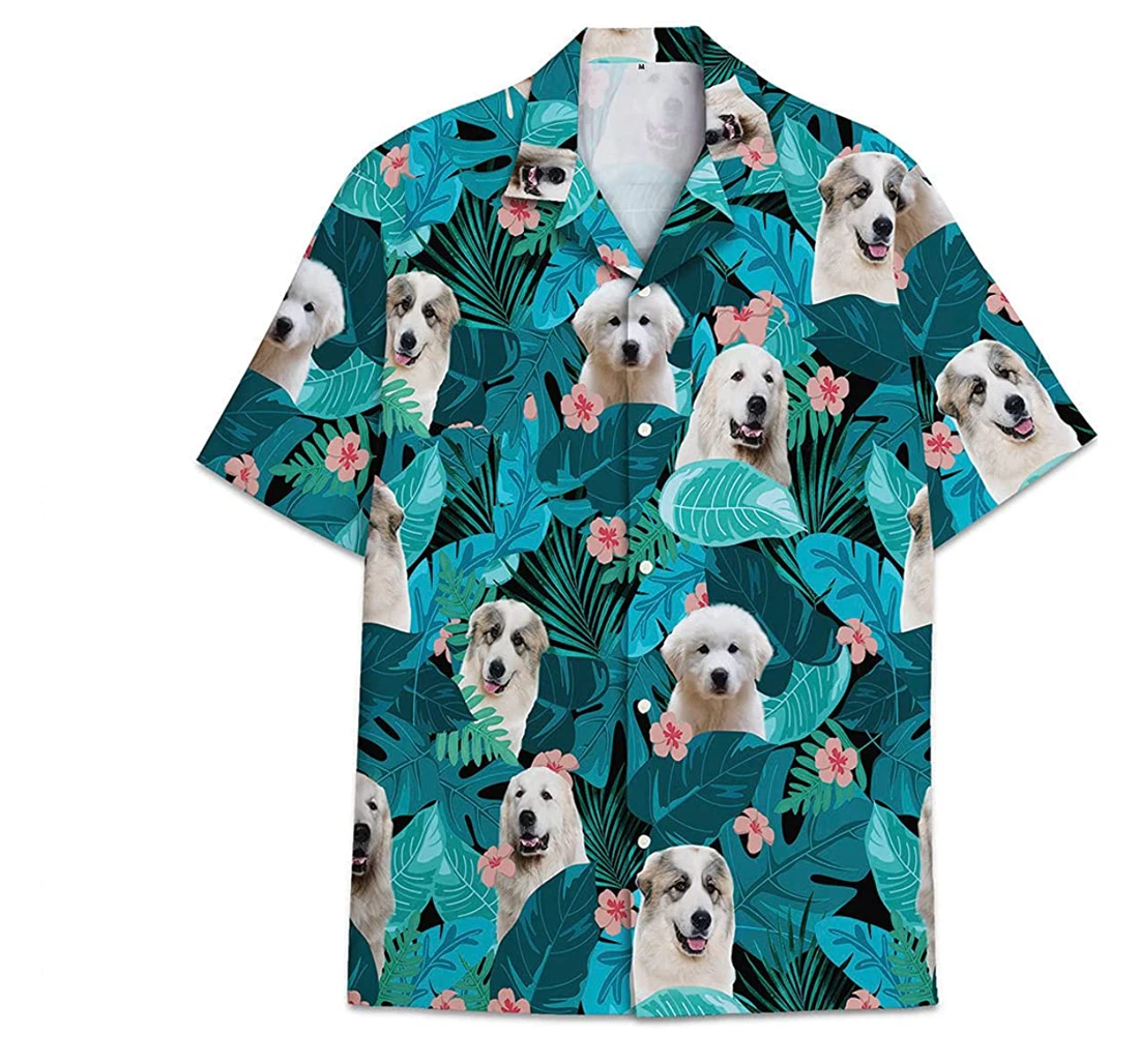 Dog Labrador Funny Beach Shirts Hawaiian Shirt, Button Up Aloha Shirt For Men, Women