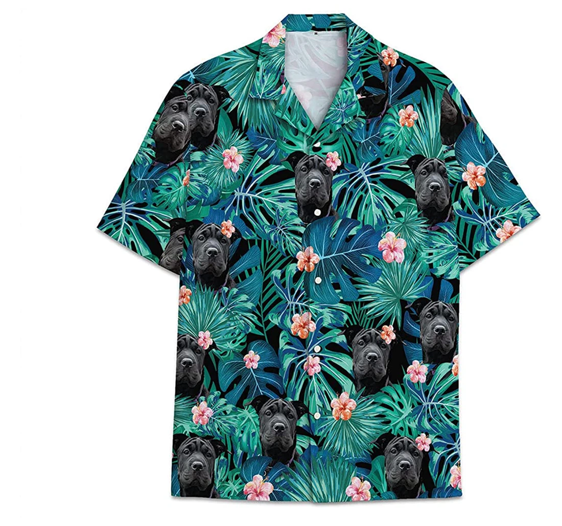 Dog Cane Corso Funny Beach Shirts Hawaiian Shirt, Button Up Aloha Shirt For Men, Women