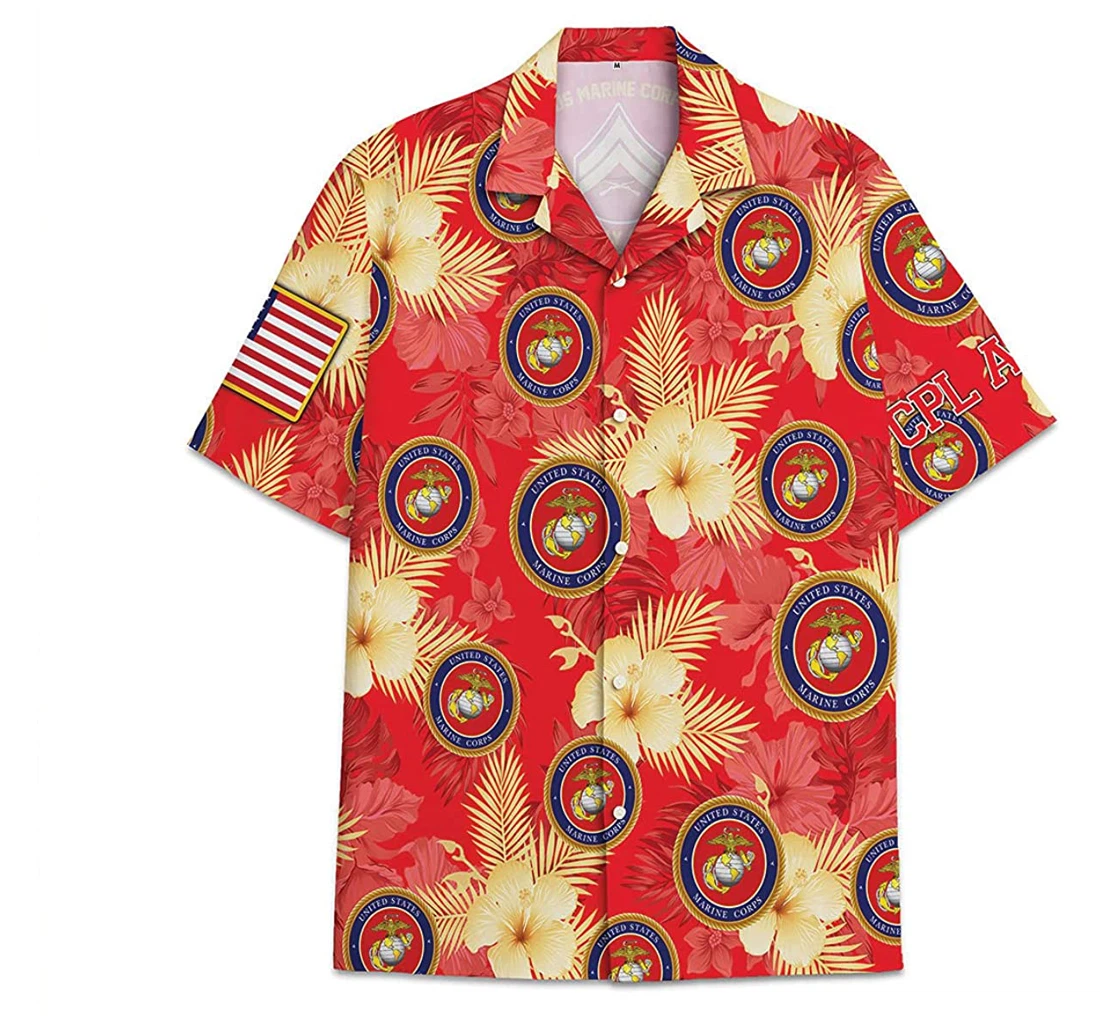 Usmarine Funny Beach Shirts Hawaiian Shirt, Button Up Aloha Shirt For Men, Women