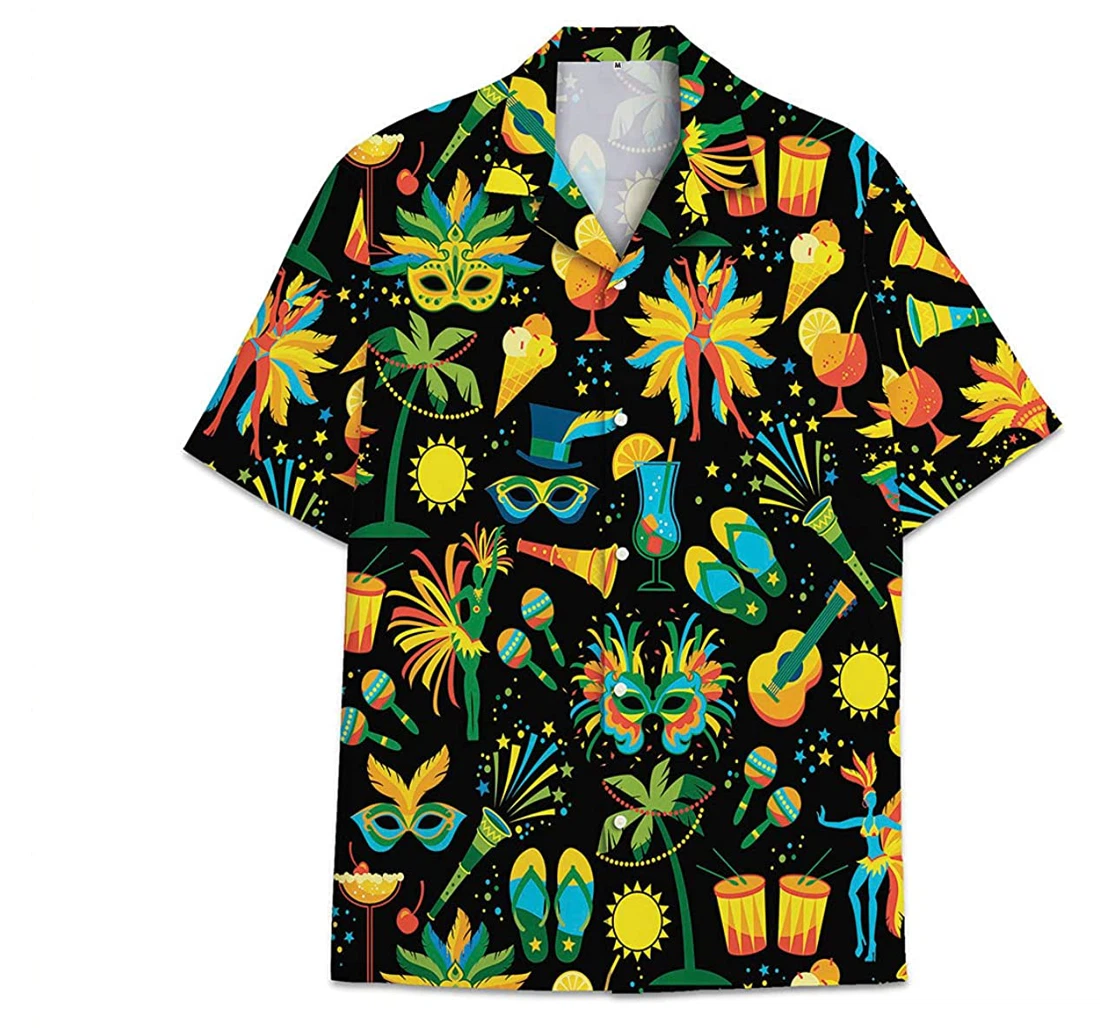 Festival Festival Funny Beach Shirts Hawaiian Shirt, Button Up Aloha Shirt For Men, Women