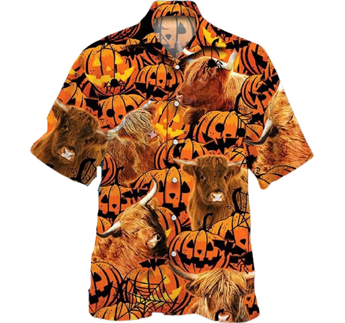 Witch Moon Red Pig Lovers Halloween Night Gifts And Hawaiian Shirt, Button Up Aloha Shirt For Men, Women