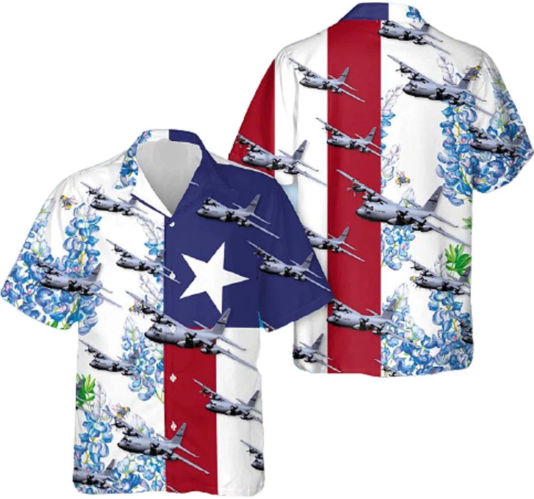 Pilot - Aiplanes And Lavender Flag Hawaiian Shirt, Button Up Aloha Shirt For Men, Women