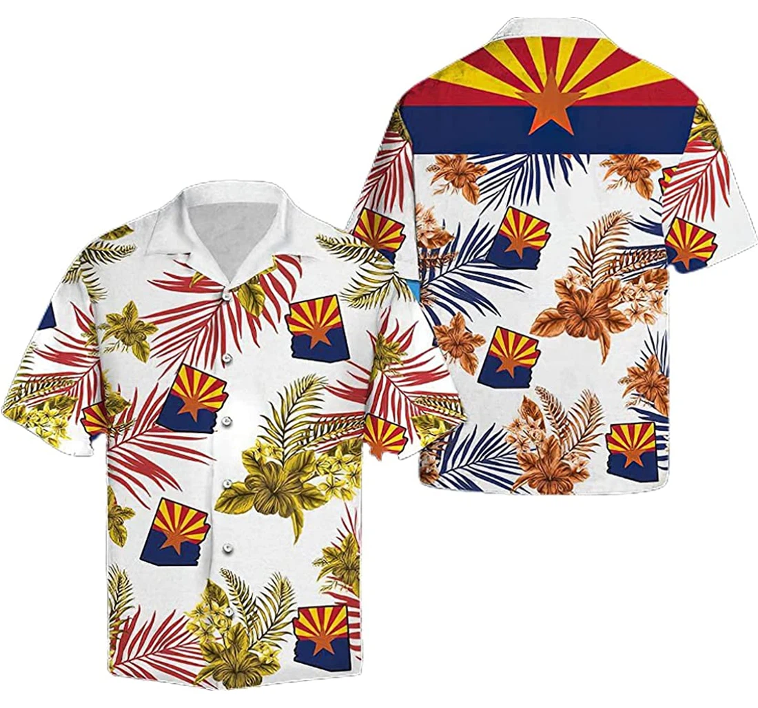 Arizona Proud Soft Hawaiian Shirt, Button Up Aloha Shirt For Men, Women