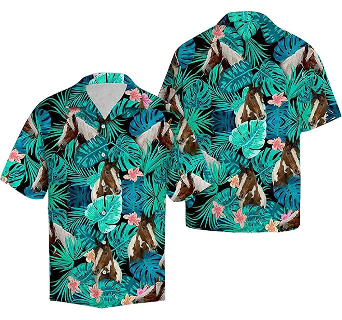 Pinto Green Soft Hawaiian Shirt, Button Up Aloha Shirt For Men, Women