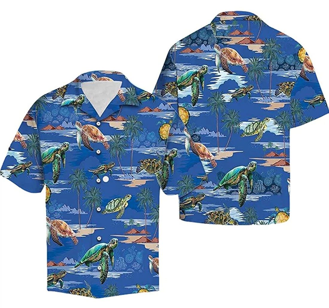 Amazing Turtle Soft Hawaiian Shirt, Button Up Aloha Shirt For Men, Women