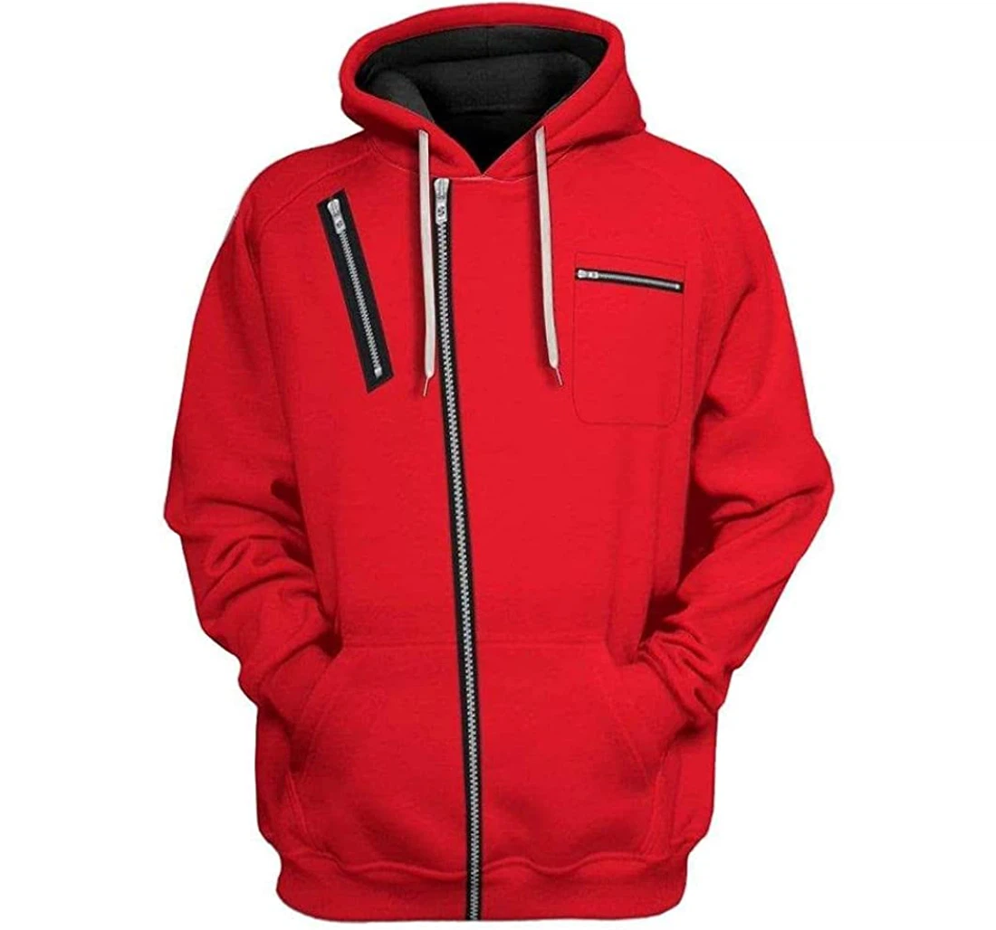 Money Heist Suit Shirts - 3D Printed Pullover Hoodie