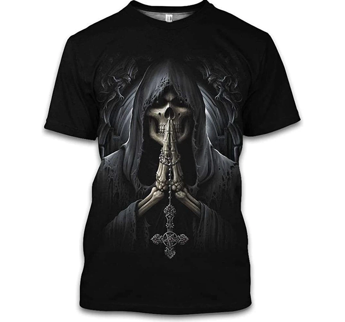 Skull Cross Shirts - 3D Printed T-shirt