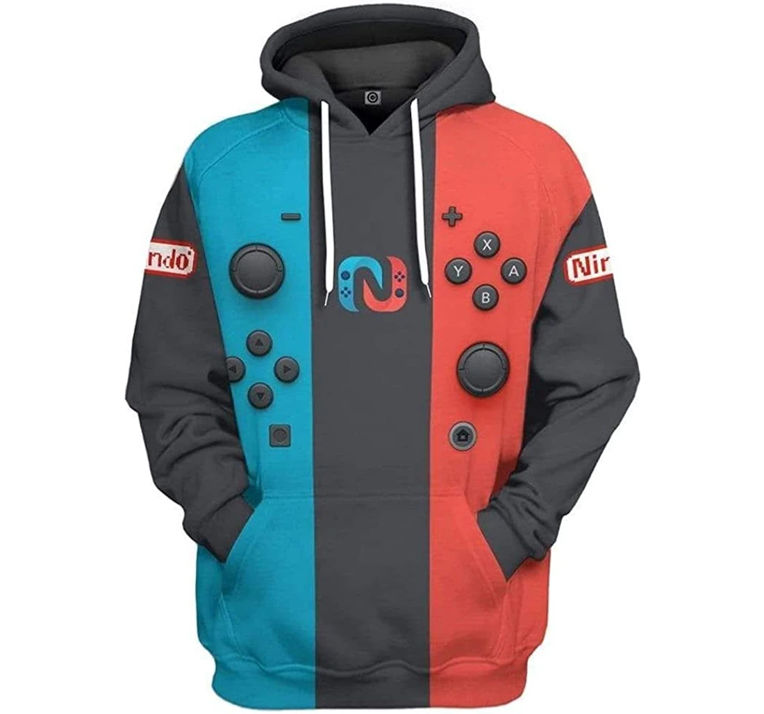 Intendo Switch Shirts - 3D Printed Pullover Hoodie