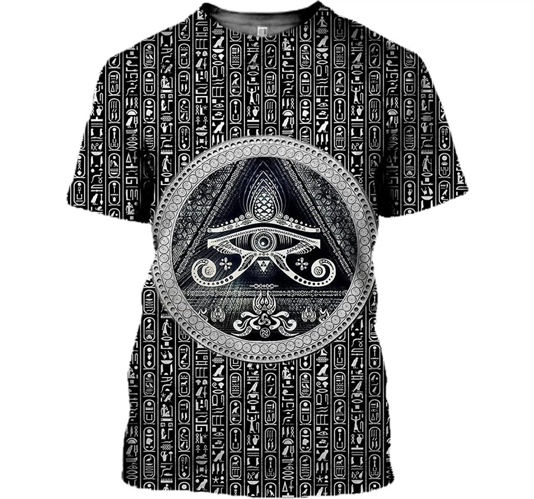 Ancient Egypt Eye Of Horus Beautiful Color Design Shirts - 3D Printed T-shirt