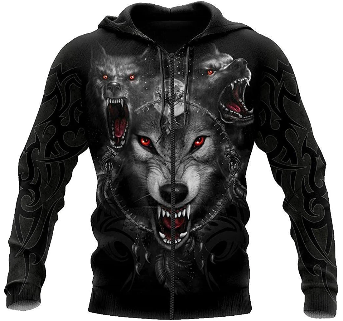 Wolf Nightmare Shirts - 3D Printed Pullover Hoodie