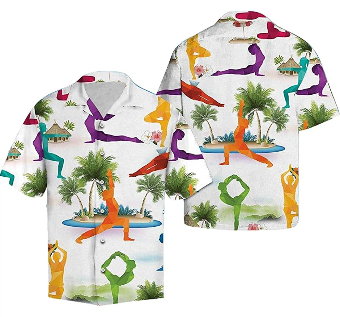 Yoga Lover Soft Hawaiian Shirt, Button Up Aloha Shirt For Men, Women